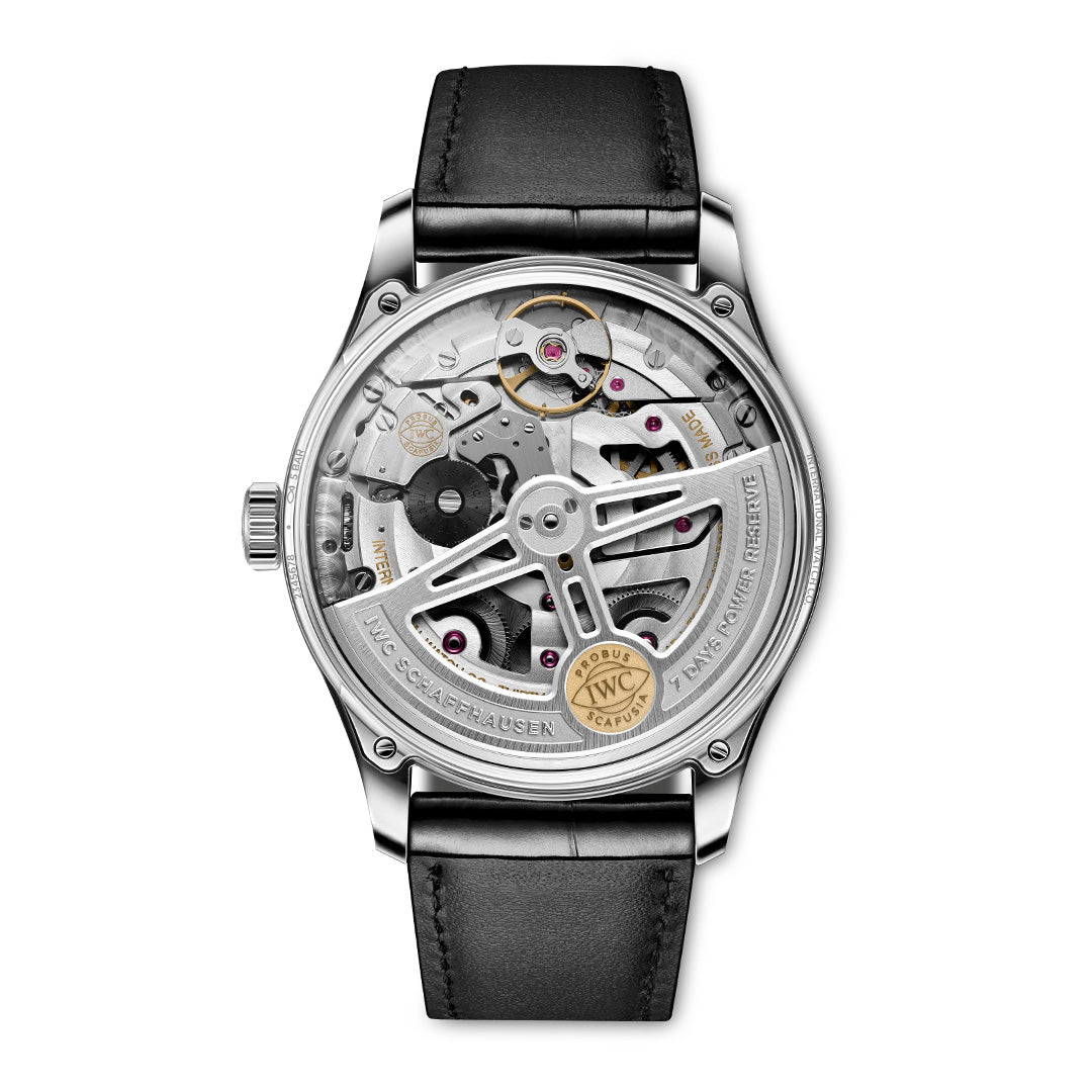 Watch in steel Portugieser Automatic 42 Iwc