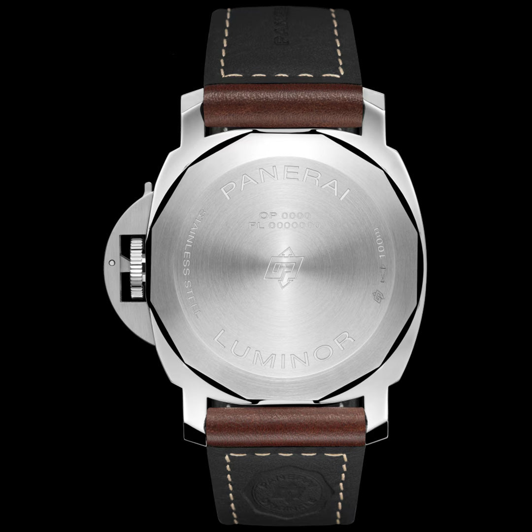 Watch in steel Luminor Logo Panerai