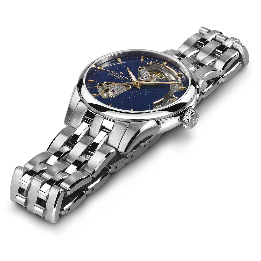 Watch in steel Jazzmaster Open Heart Lady Auto Hamilton