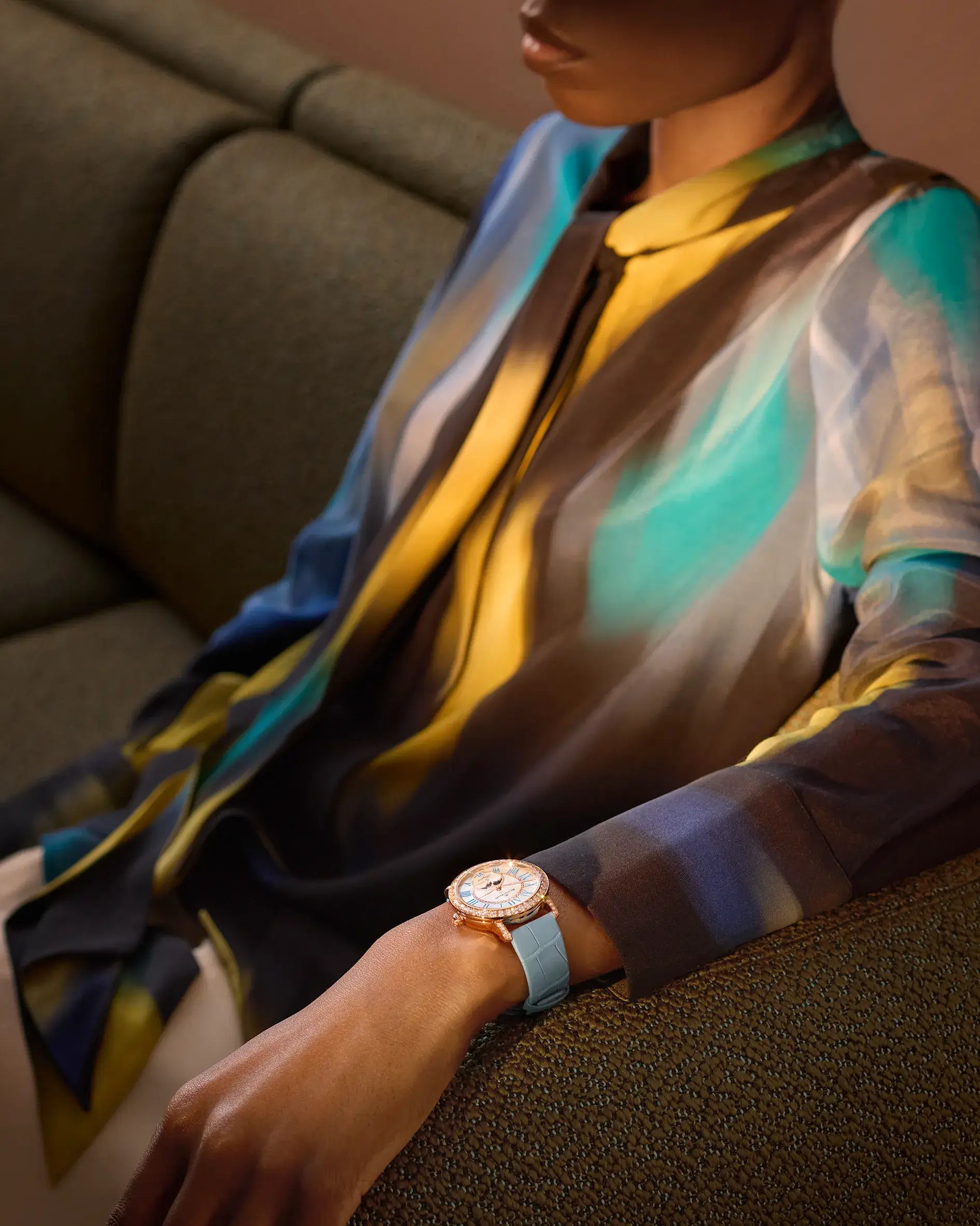 Watch in rose gold Ladybird Colors Phases de Lune Blancpain