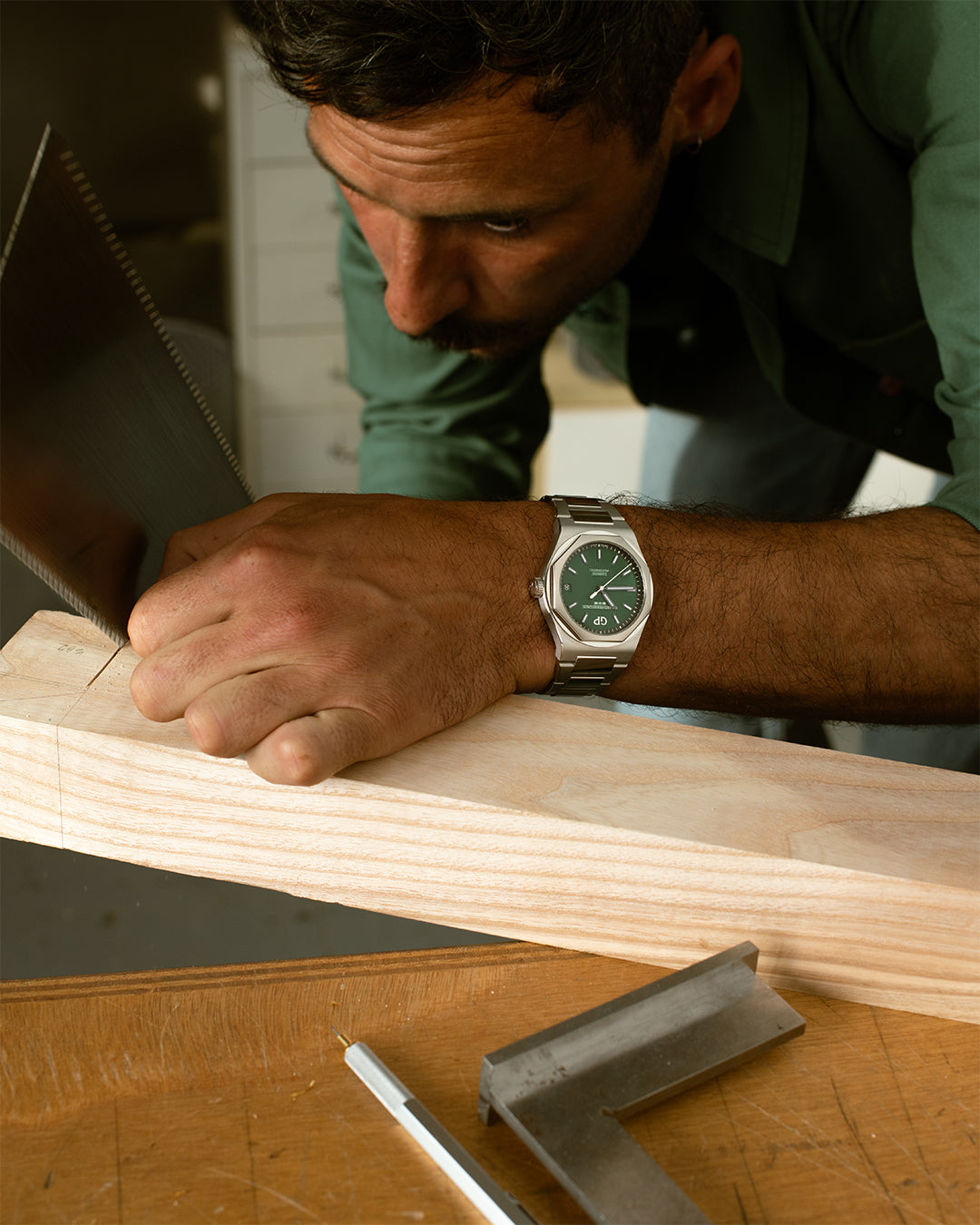 Watch in steel Laureato Girard perregaux