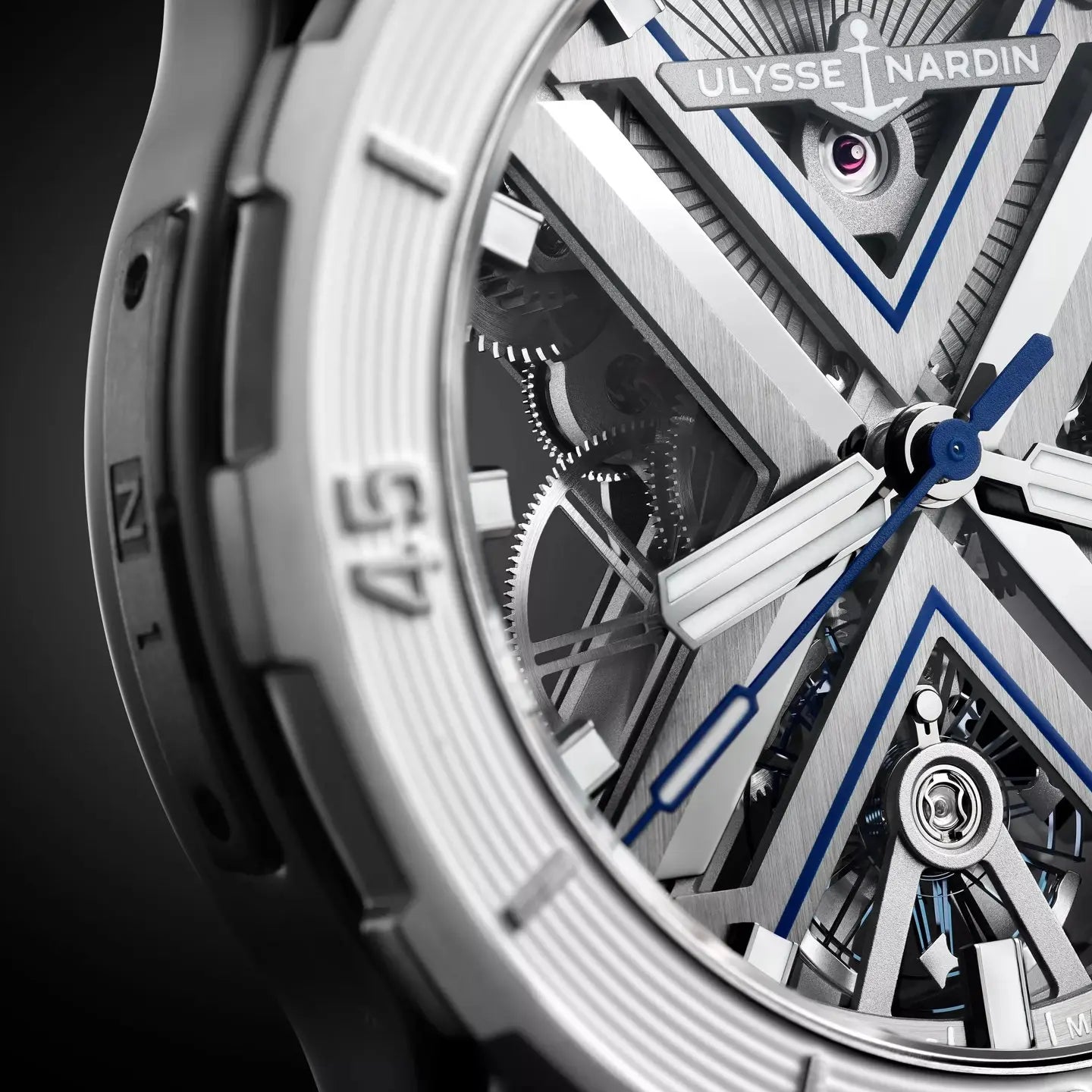 Watch in titanium Diver X Skeleton Ulysse nardin