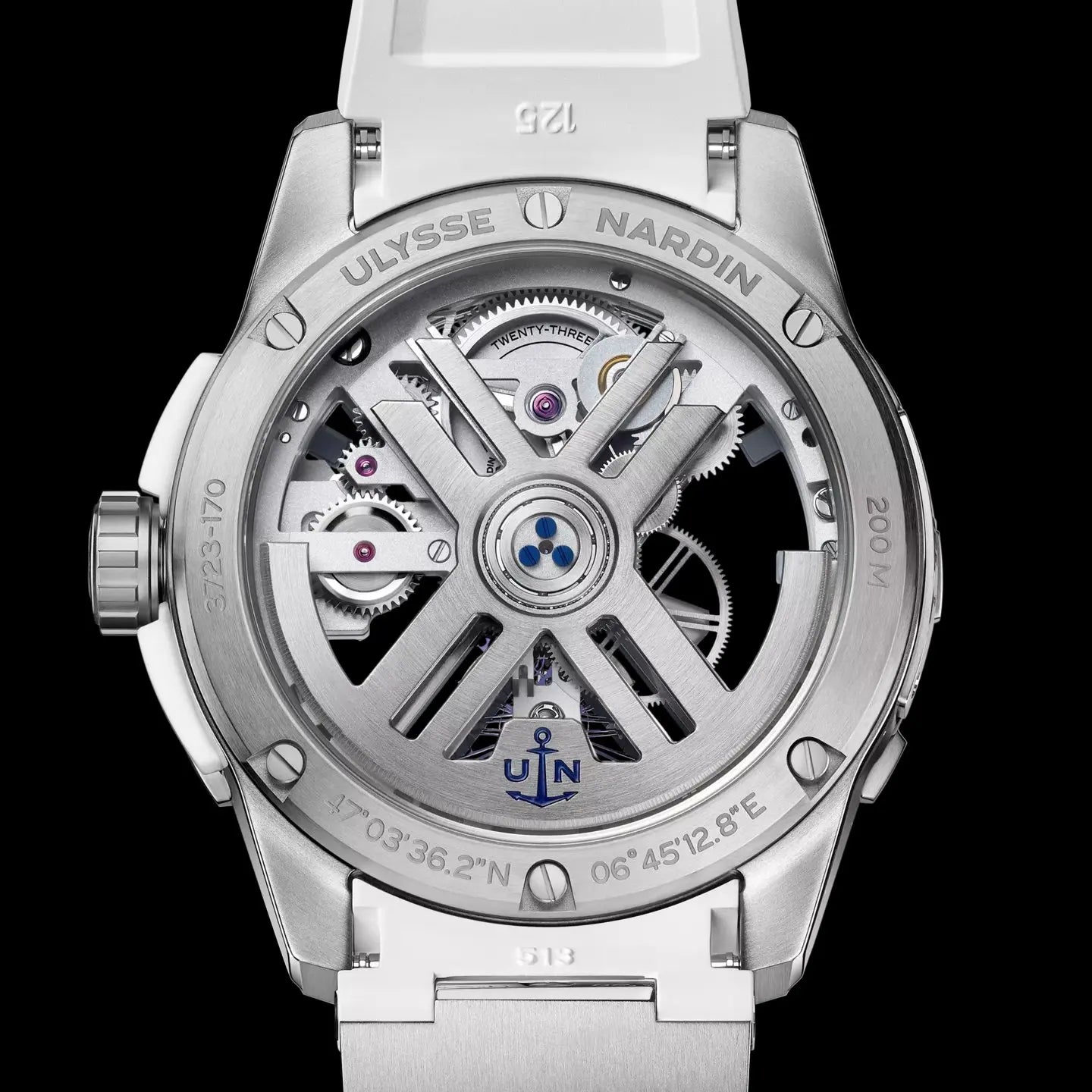 Watch in titanium Diver X Skeleton Ulysse nardin