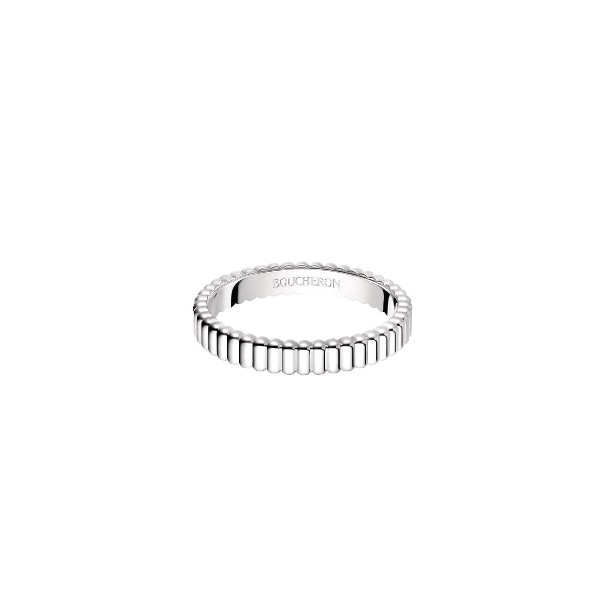 Gioiello in oro bianco Anello Grosgrain Boucheron