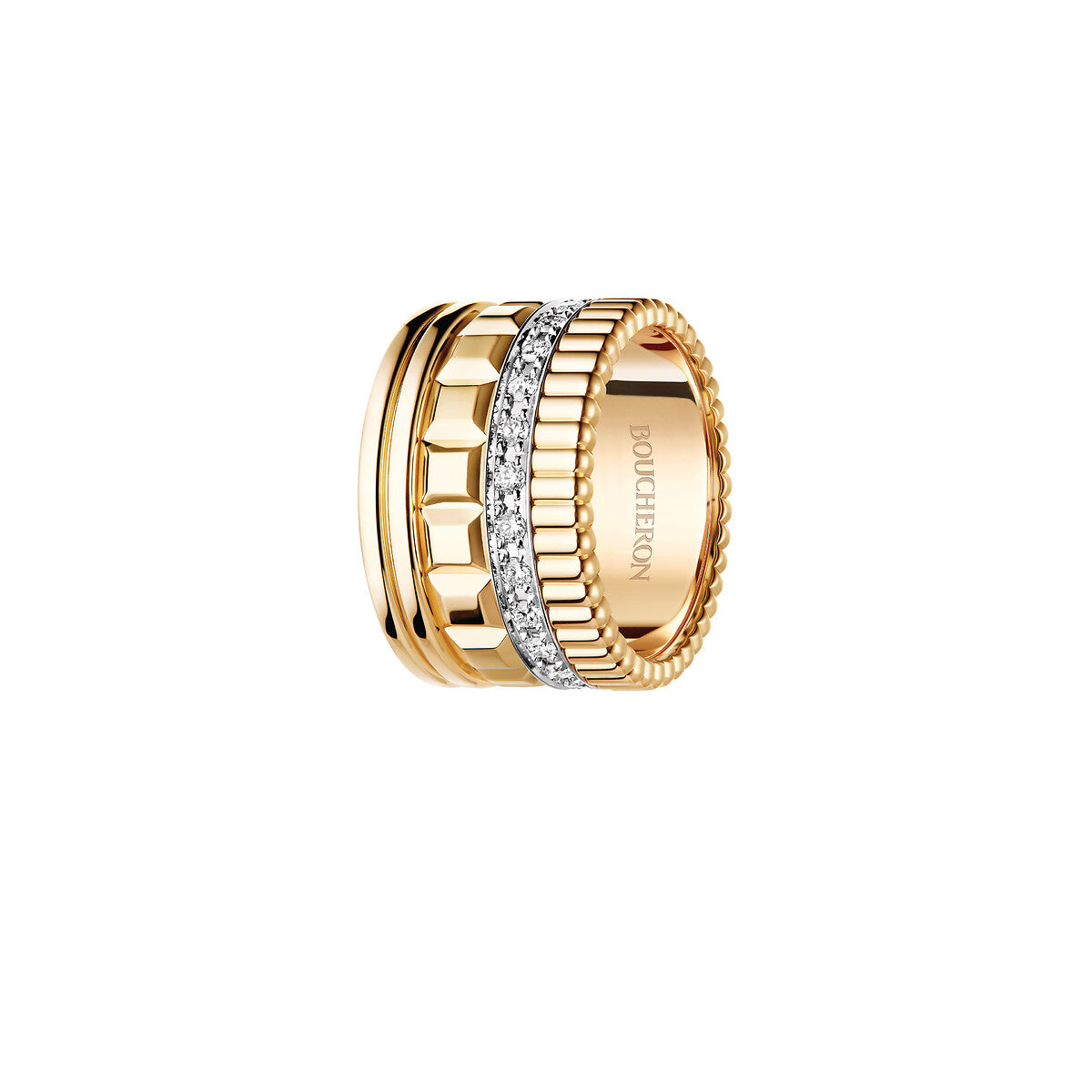 Ring in yellow gold Quatre Radiant Ring Boucheron