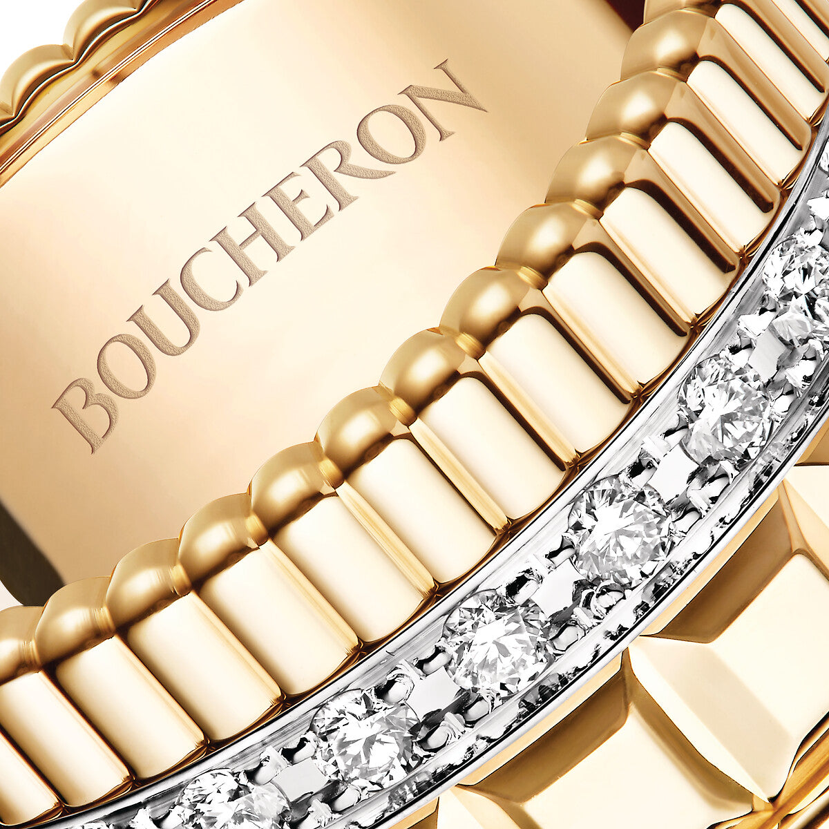 Ring in yellow gold Quatre Radiant Ring Boucheron