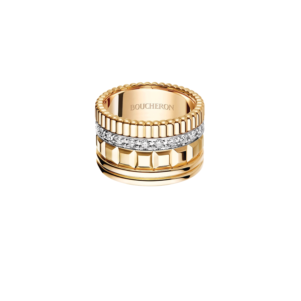 Gioiello in oro giallo Anello Quatre Radiant Boucheron