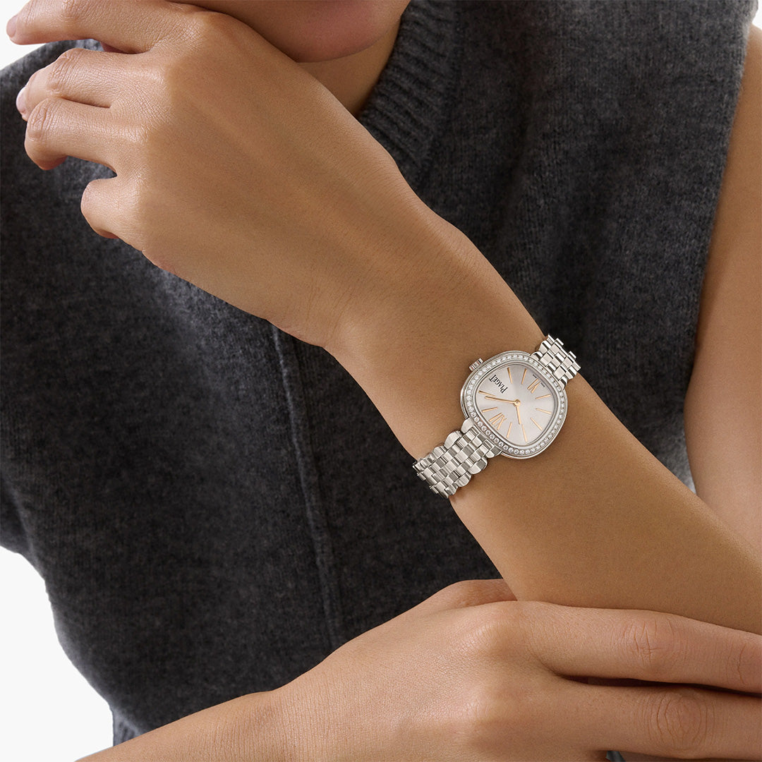 Watch in steel Sixtie Piaget