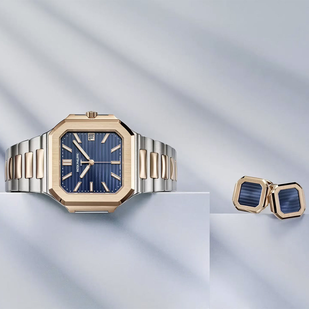 Orologio in acciaio e oro rosa Cubitus Patek philippe