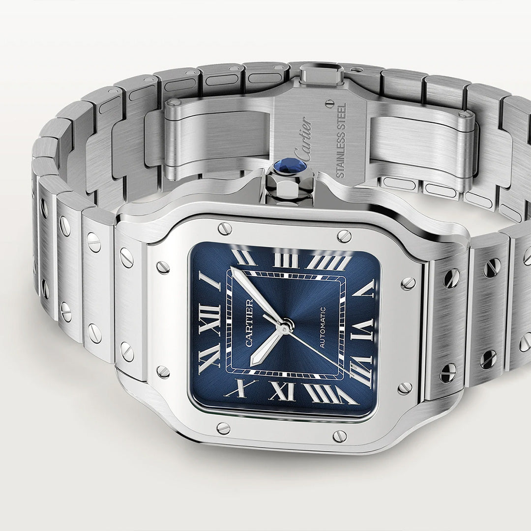 Watch in steel Santos de Cartier Cartier