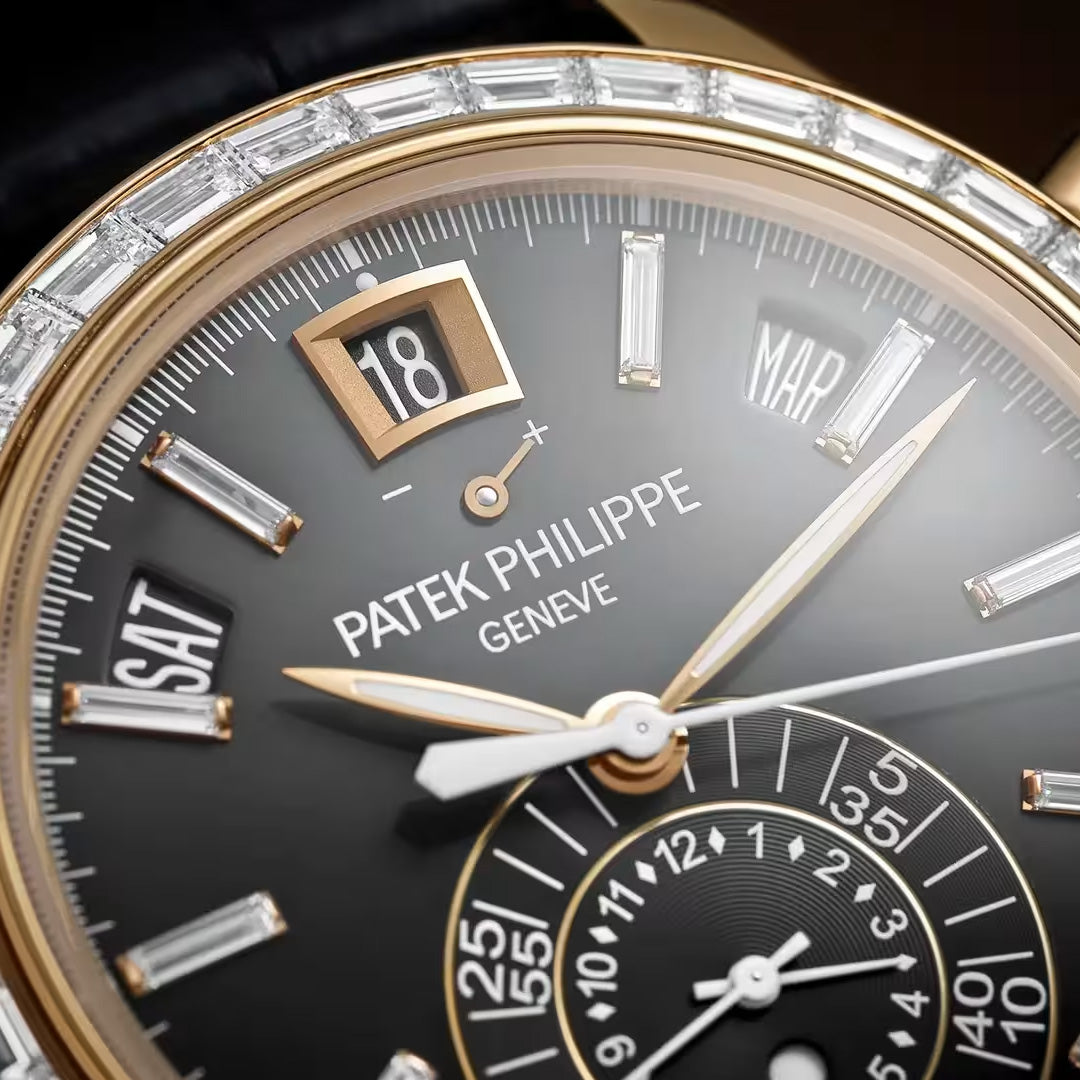 Watch in rose gold Complications Patek philippe