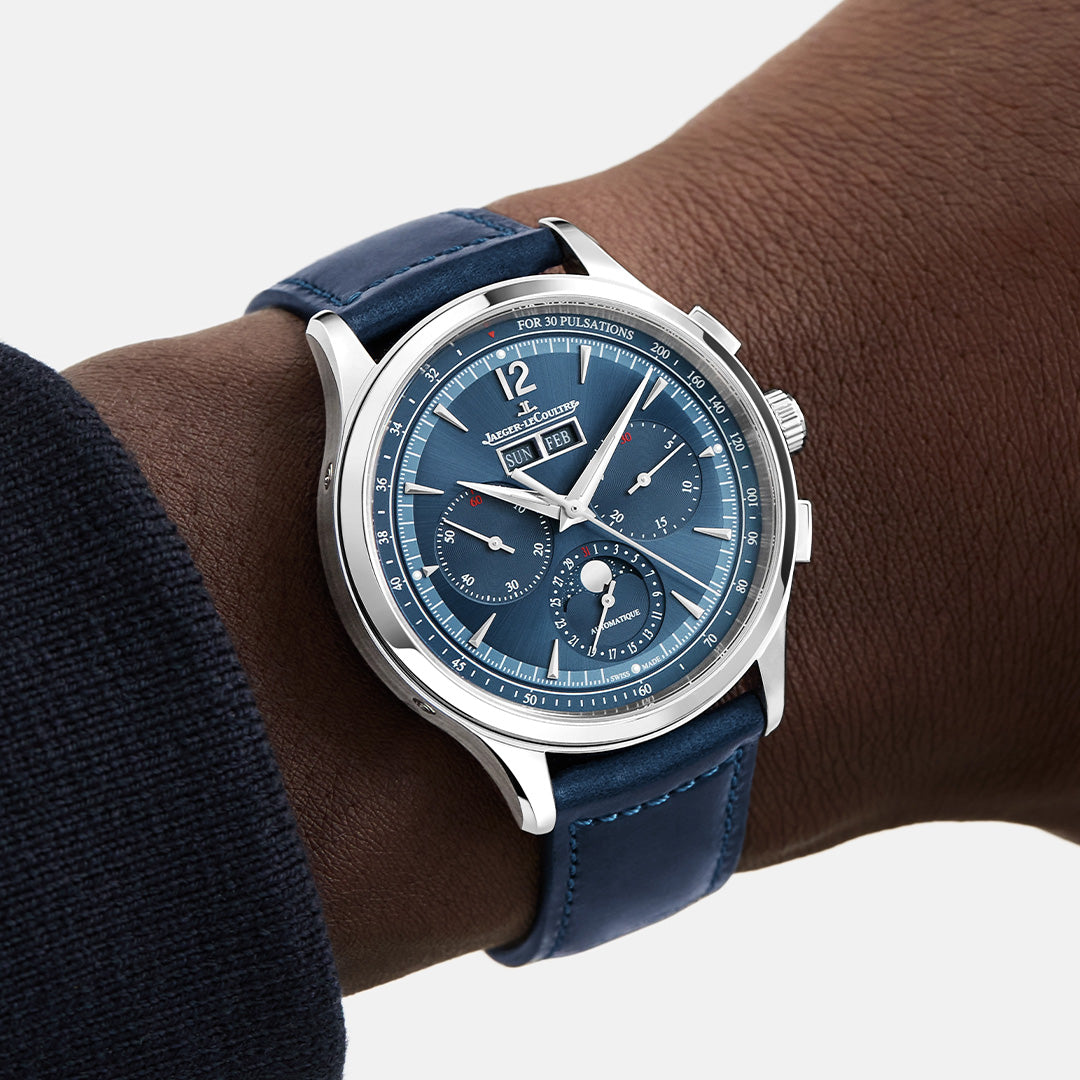 Watch in steel Master Control Chronograph Calendar Jaeger-lecoultre