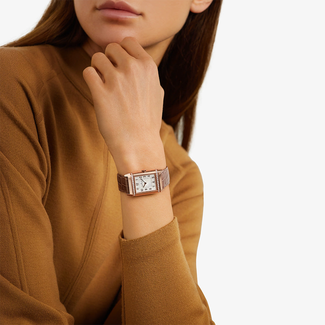 Orologio in oro rosa Reverso Classic Duetto Jaeger-lecoultre