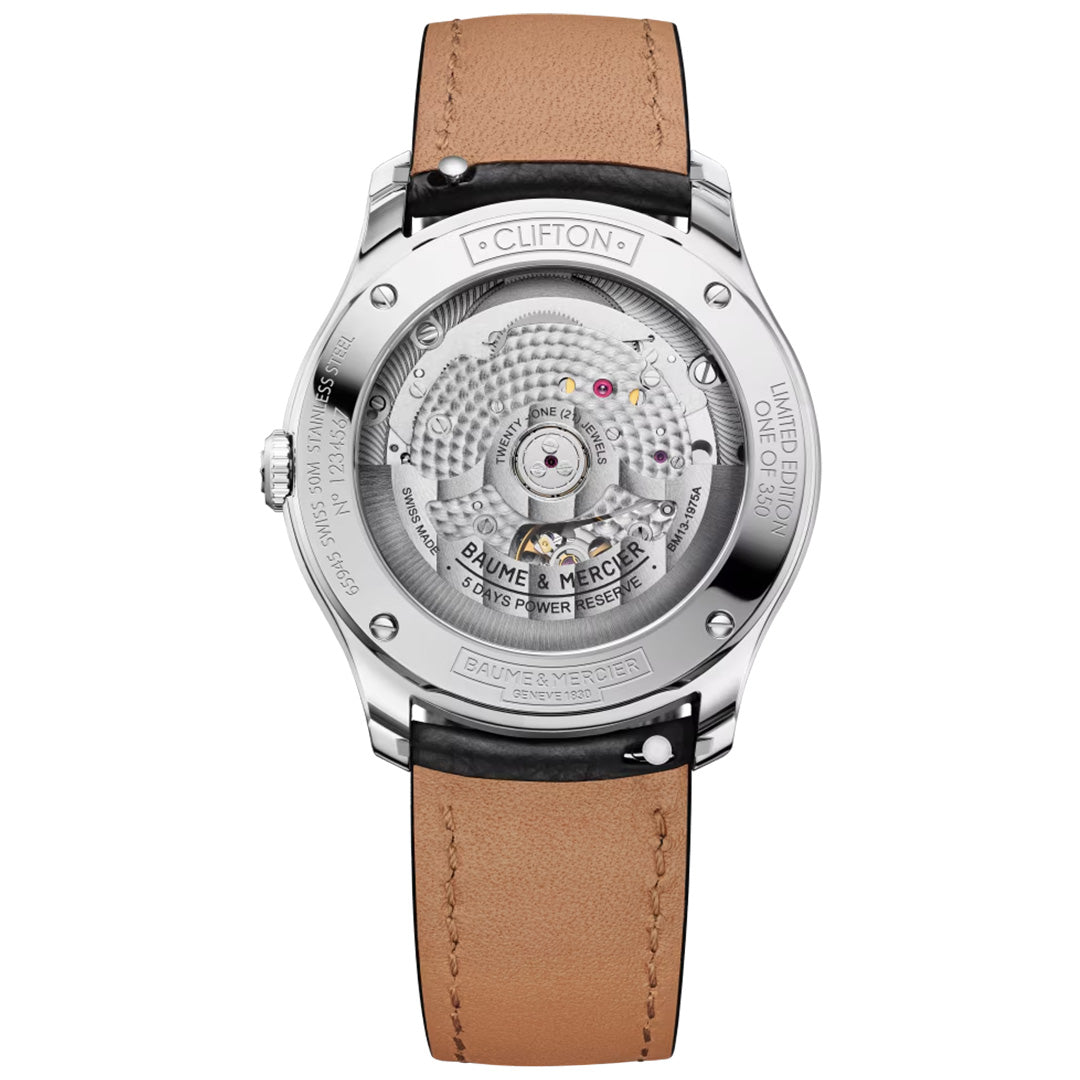 Orologio in acciaio Clifton Baume et mercier