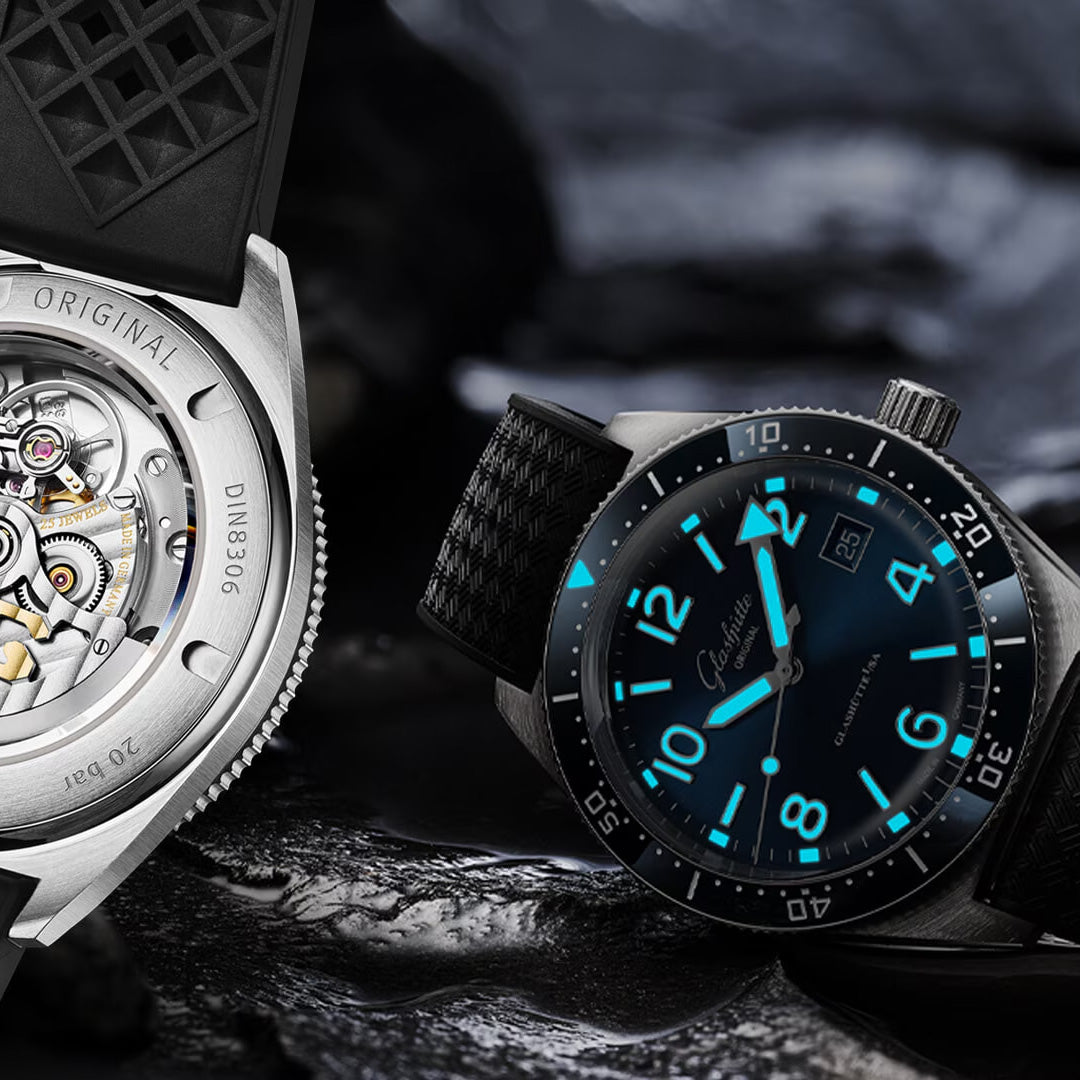 Watch in steel SeaQ Glashutte original