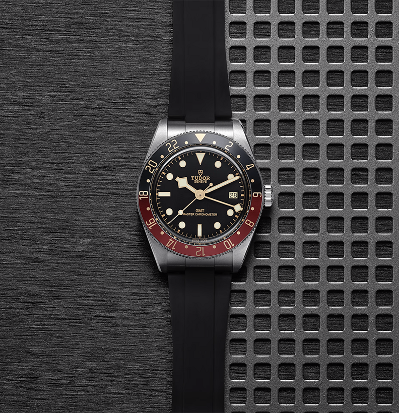 Watch in steel Black Bay 58 GMT, 39 mm Tudor