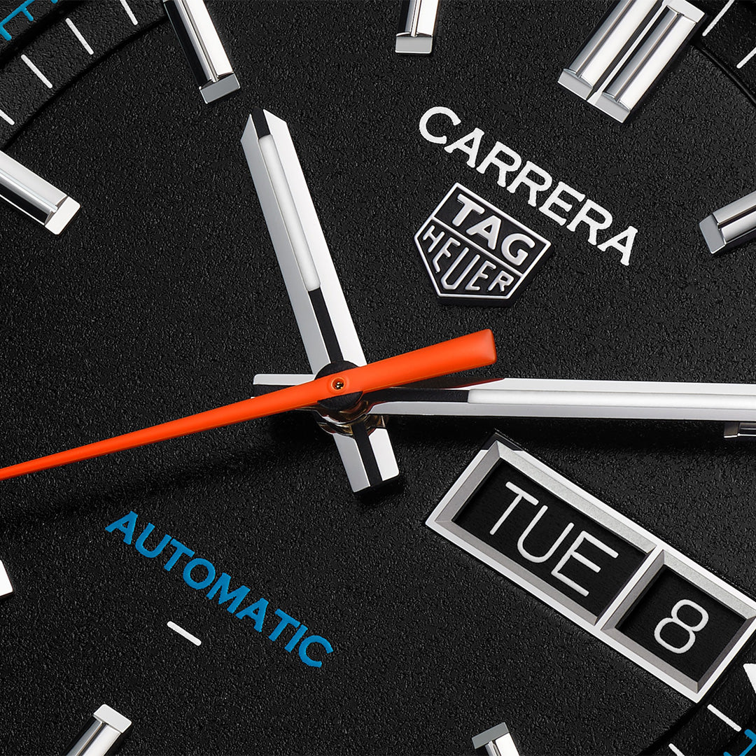 Orologio in acciaio Carrera Day-Date Tag heuer