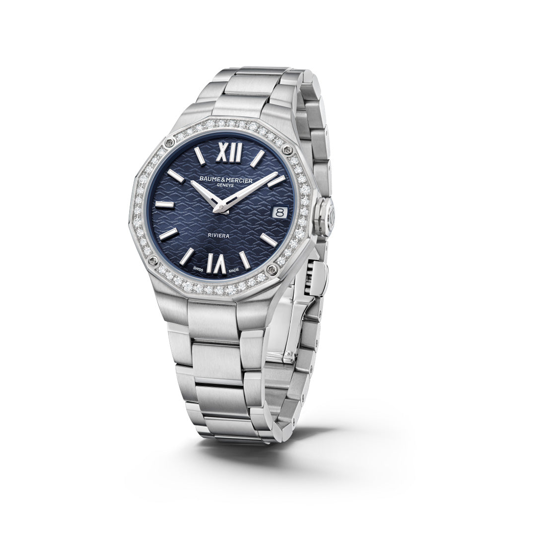 Watch in steel Riviera Baume et mercier