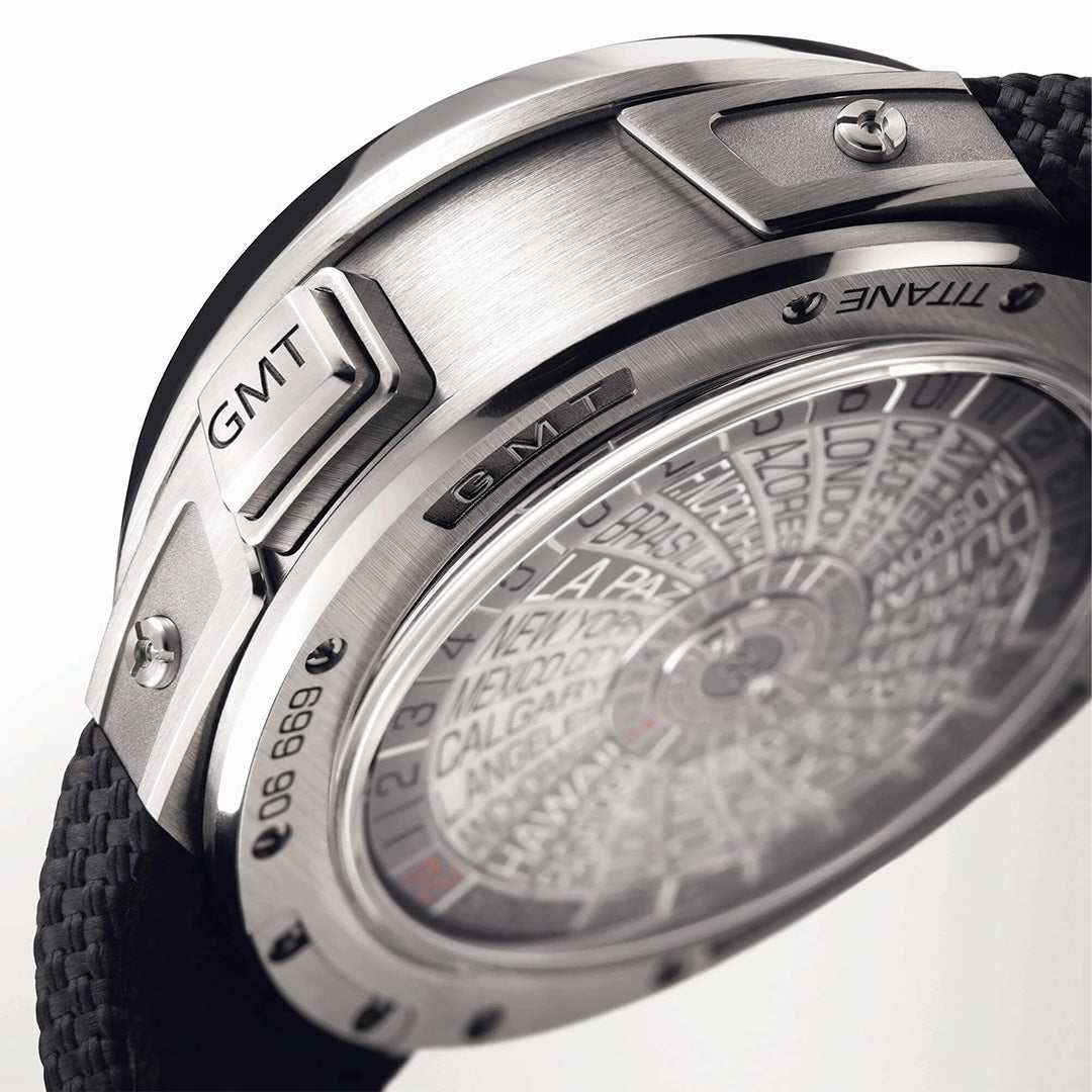 Watch in titanium GMT Balancier Convexe Greubel forsey
