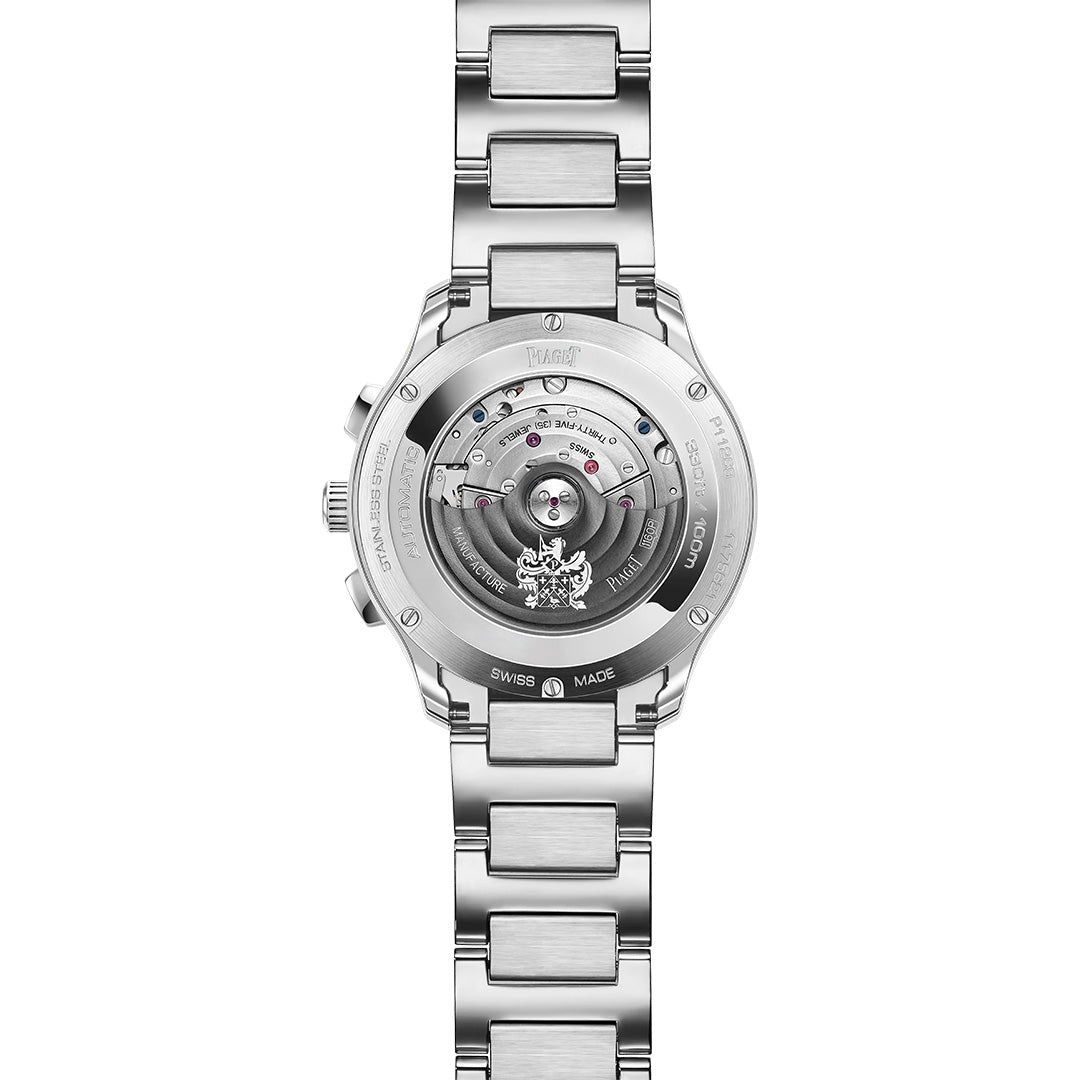 Watch in steel Piaget Polo Chronograph Piaget
