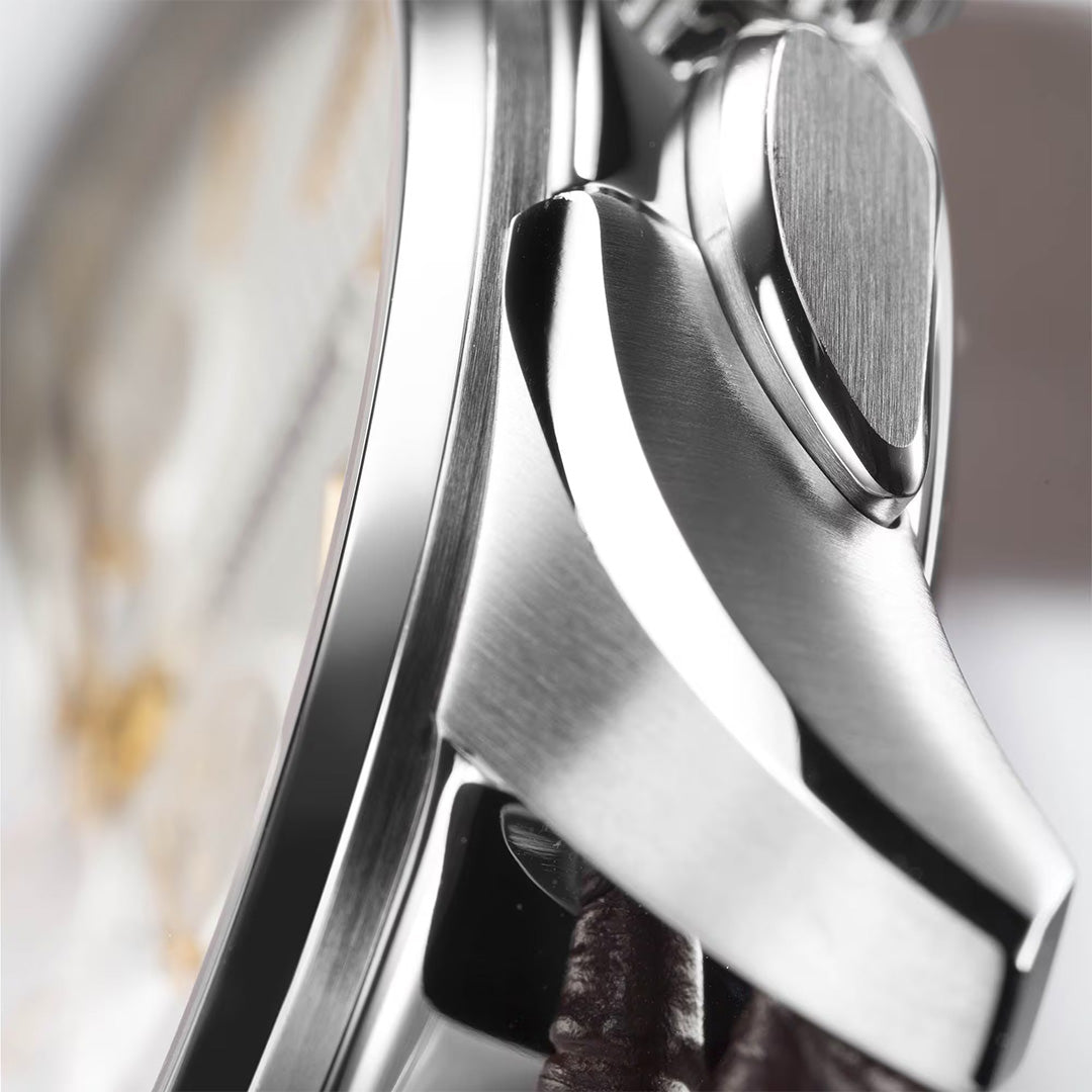 Watch in steel Jazzmaster Auto Chrono Hamilton