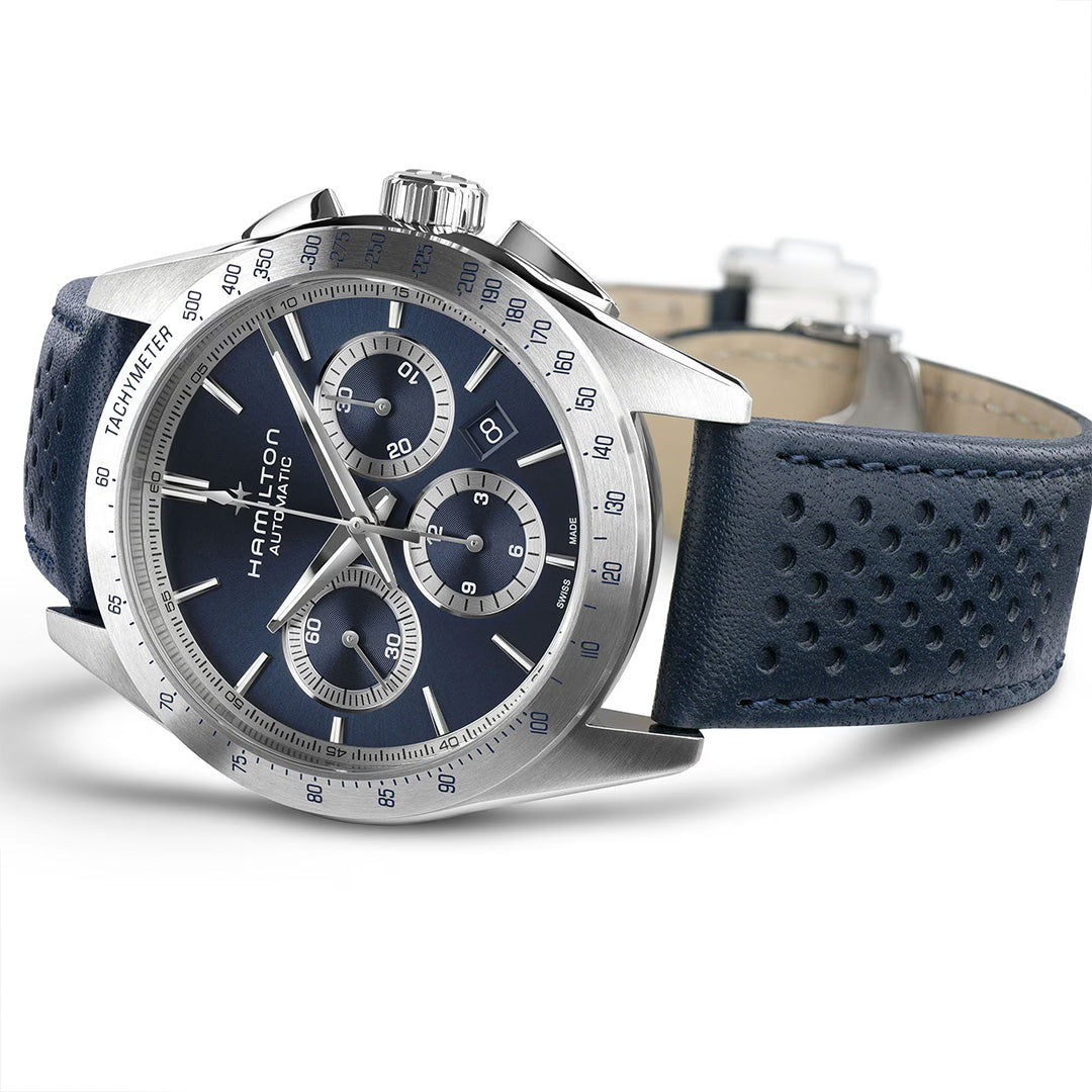 Orologio in acciaio Jazzmaster Performer Auto Chrono Hamilton
