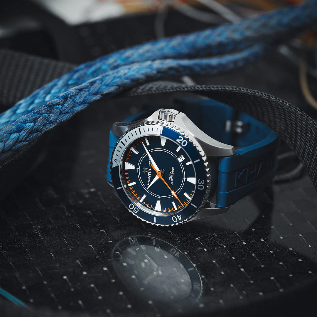 Orologio in acciaio Khaki Navy Scuba Auto Syroco Special Edition Hamilton