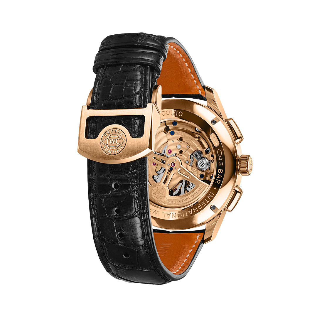 Orologio in armor gold Portugieser Tourbillon Rétrograde Chronograph Iwc