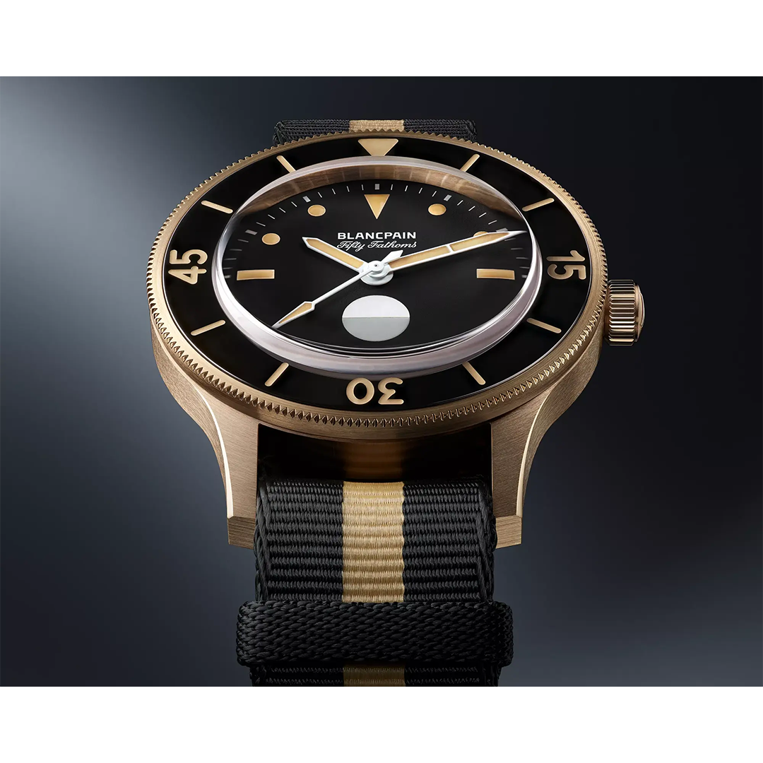 Watch in rose gold Fifty Fathoms 70th Anniversary Act 3 Blancpain