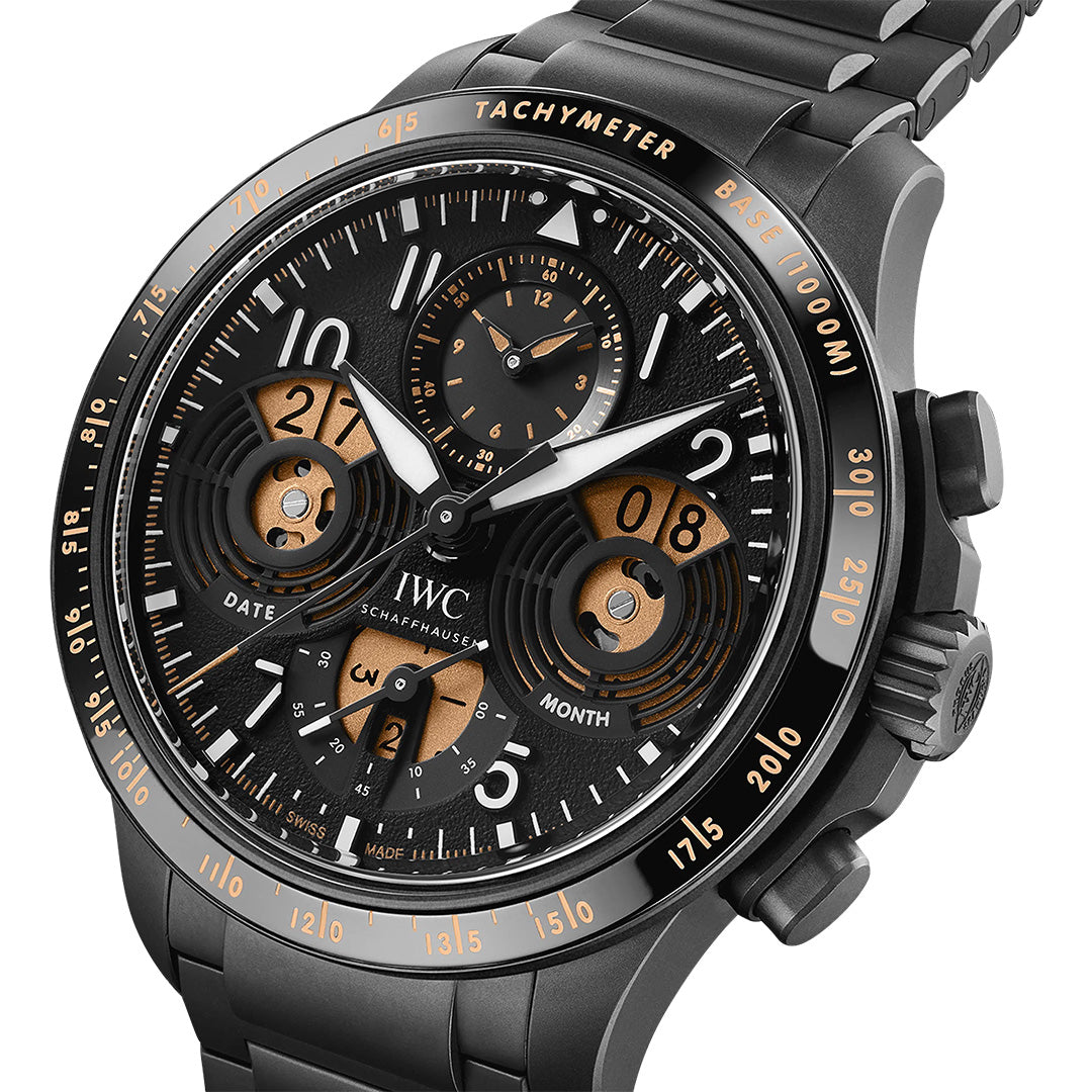 Orologio in ceratanium Pilot’s Watch Performance Chronograph Perpetual Calendar Digital Date-Month Iwc