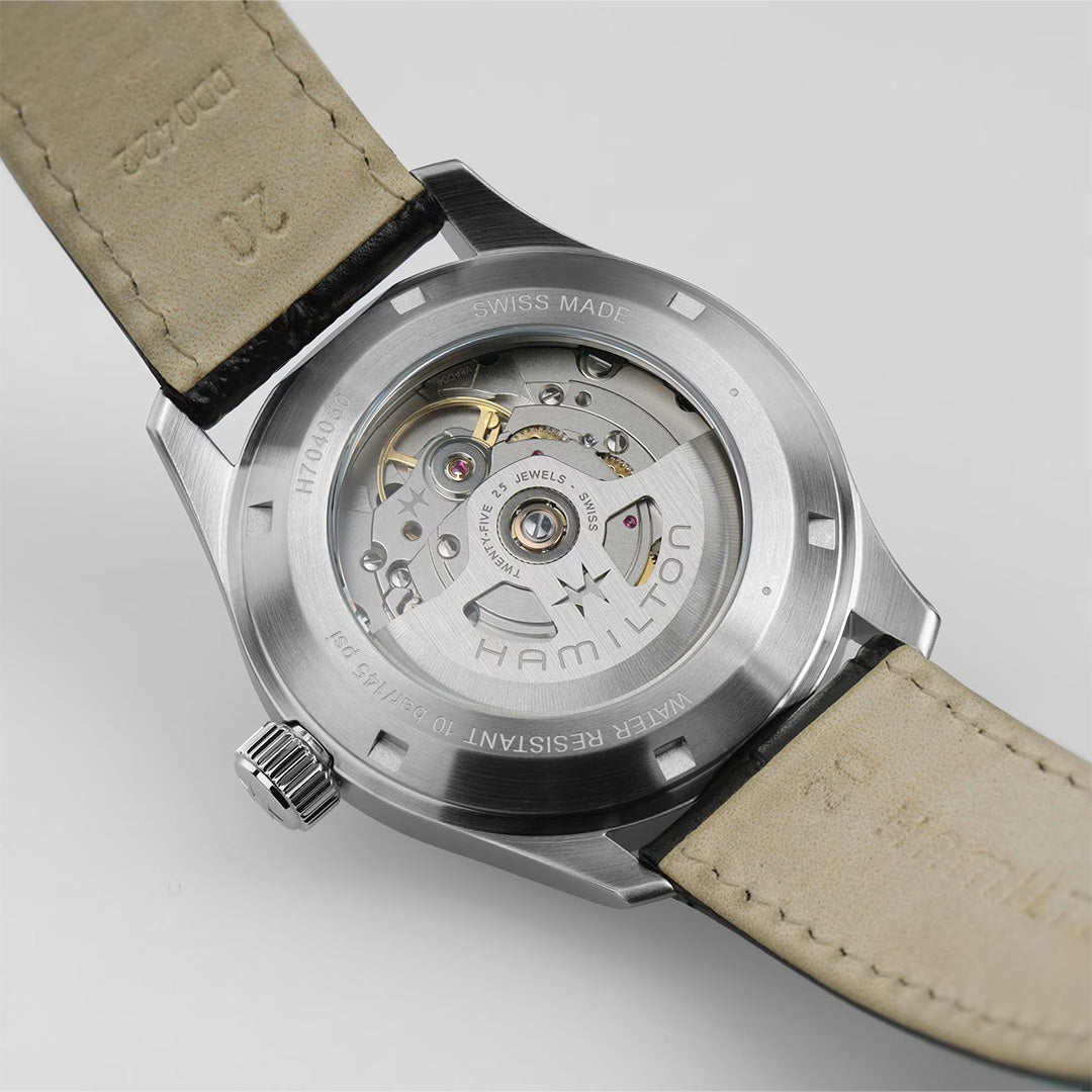 Orologio in acciaio Khaki Field Murph Hamilton