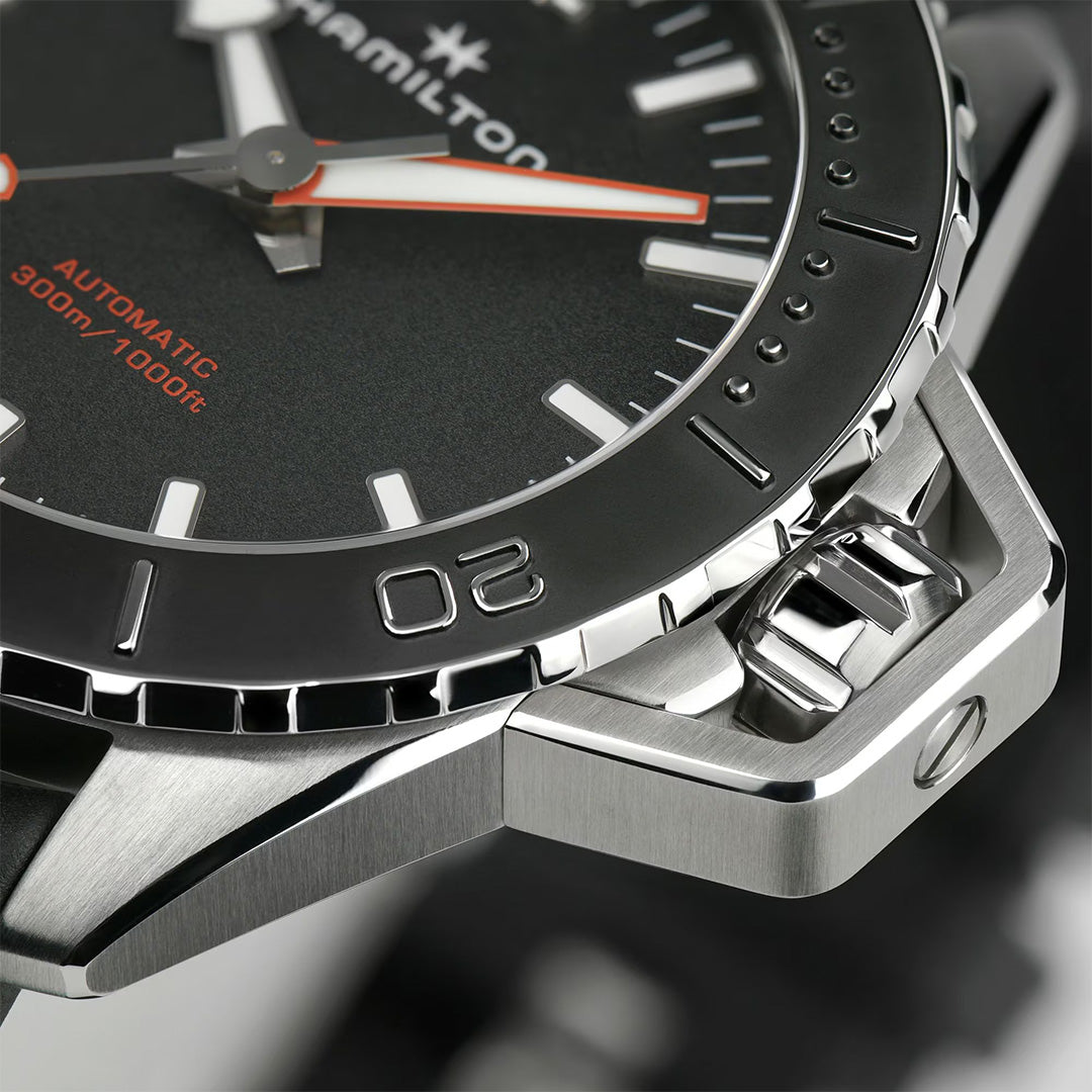 Orologio in acciaio Khaki Navy Frogman Hamilton