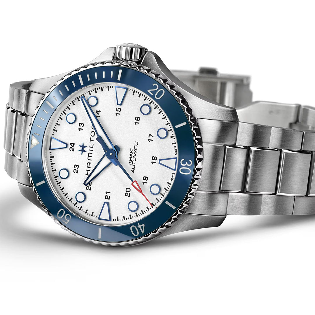 Orologio in acciaio Khaki Navy Scuba Auto Hamilton