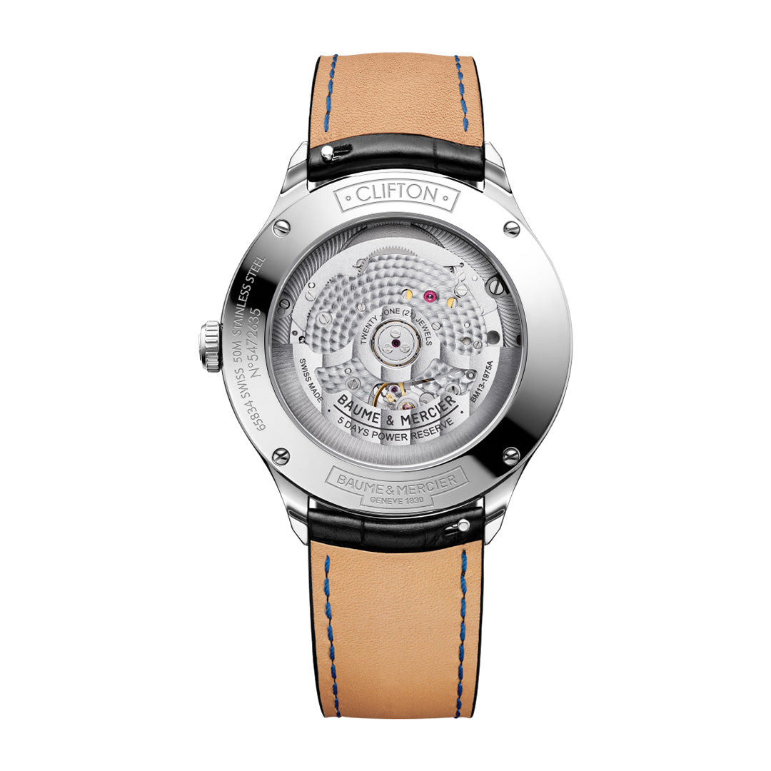 Orologio in acciaio Clifton Baume et mercier