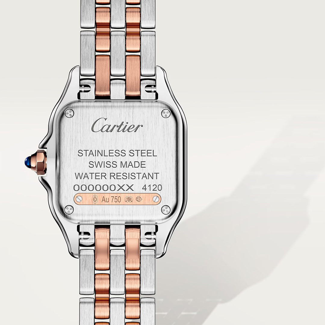 Watch in steel and rose gold Panthère de Cartier Cartier