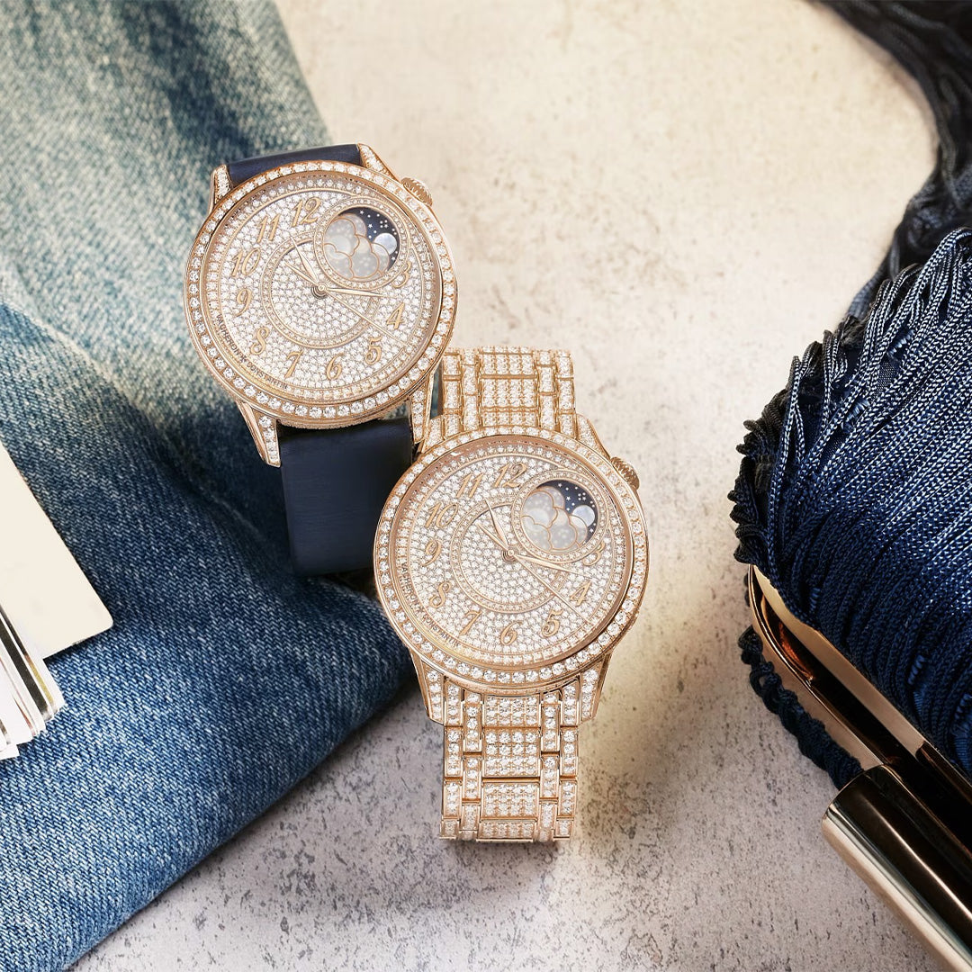 Orologio in oro rosa Égérie Fasi Lunari Vacheron constantin