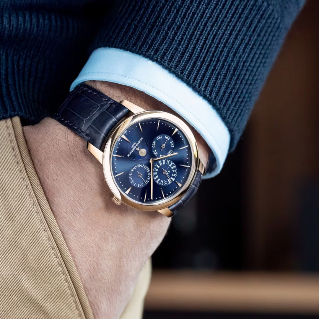 Orologio in oro rosa Patrimony Calendario Perpetuo Vacheron constantin