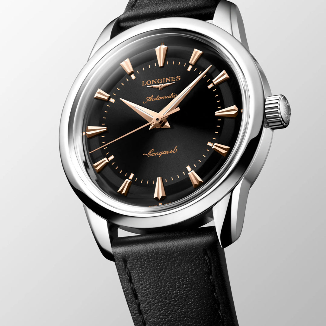 Watch in steel Conquest Heritage Longines