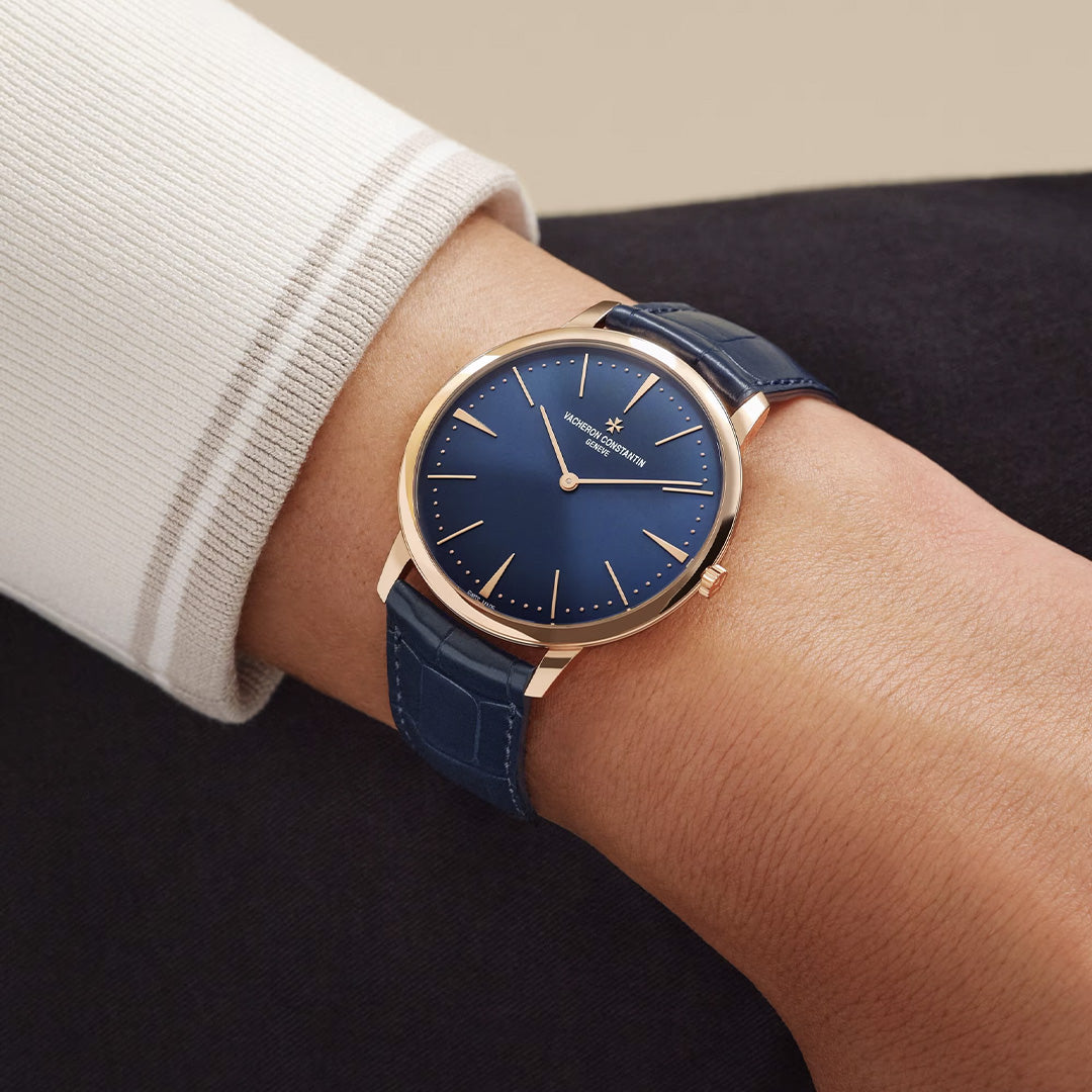 Orologio in oro rosa Patrimony Manuale Vacheron constantin