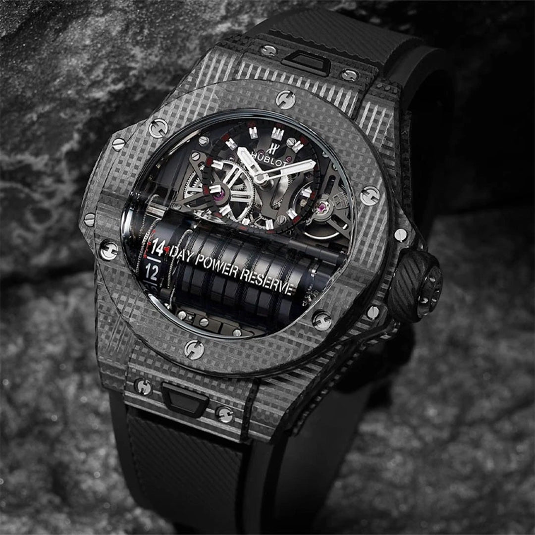 Orologio in carbonio Big Bang Mp-11 Power Reserve 14 Days 3D Carbon H.lavigne