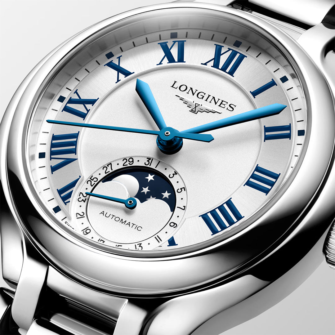 Orologio in acciaio PrimaLuna Moonphase Longines