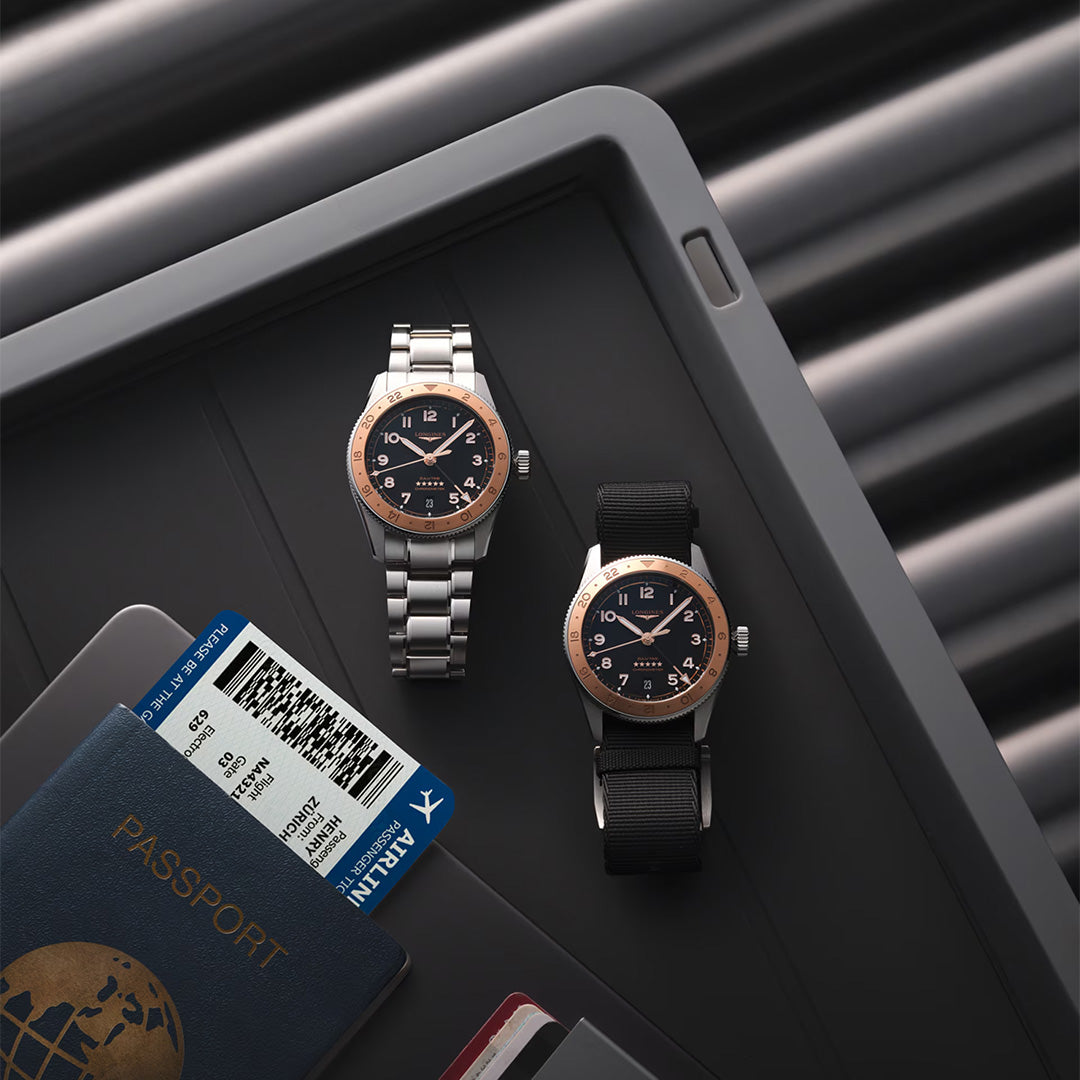 Orologio in acciaio Spirit Zulu Time 1925 Longines