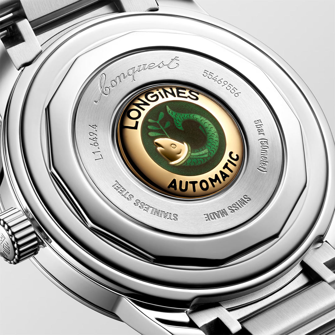 Orologio in acciaio Conquest Heritage Longines