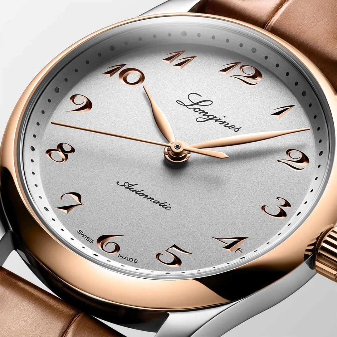 Orologio in acciaio e oro rosa Master Collection Longines
