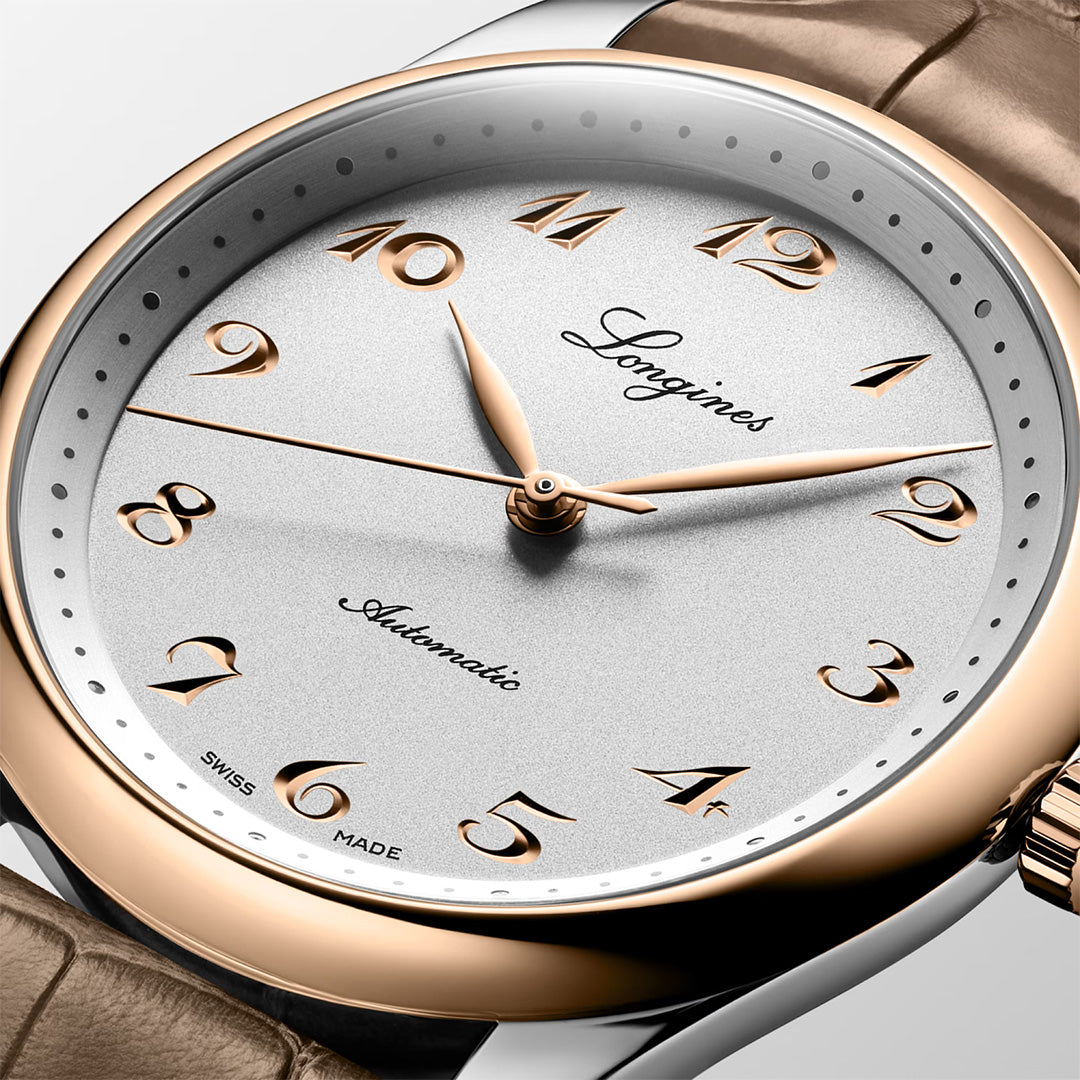 Orologio in acciaio e oro rosa Master Collection Longines