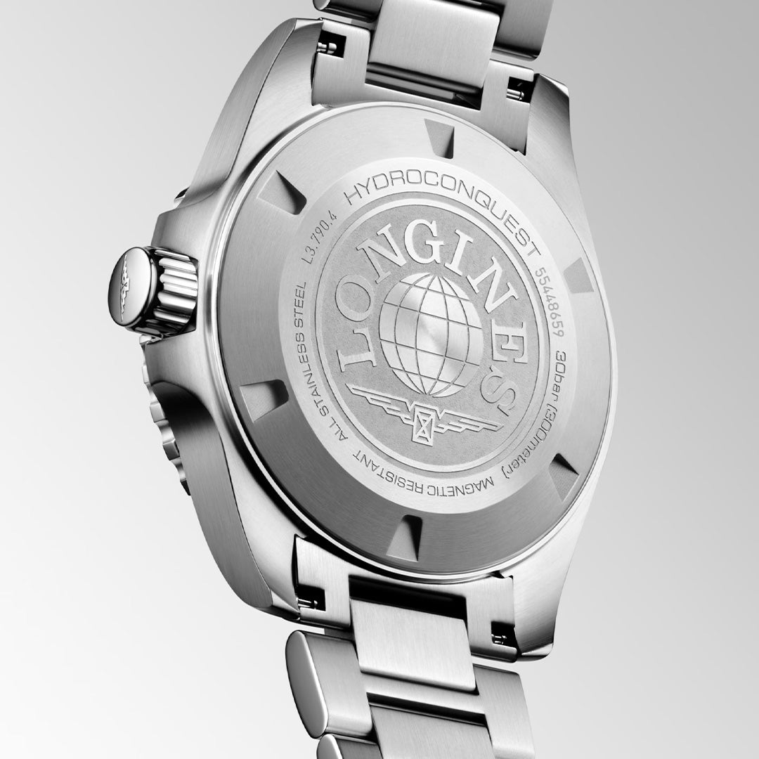 Orologio in acciaio HydroConquest GMT Longines