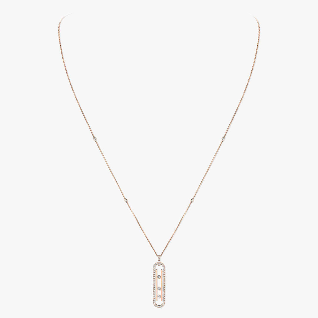 Gioiello in rose gold Move 10th MP Necklace Messika