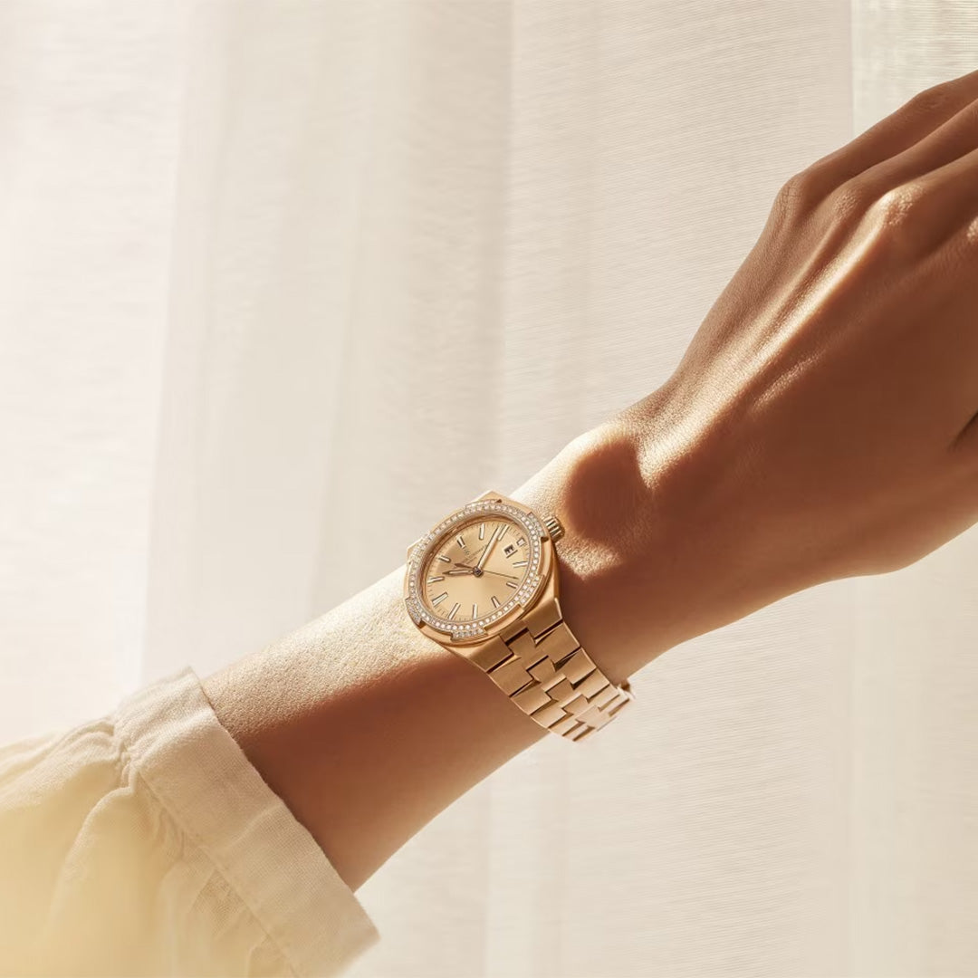 Orologio in oro rosa Overseas Automatico Vacheron constantin