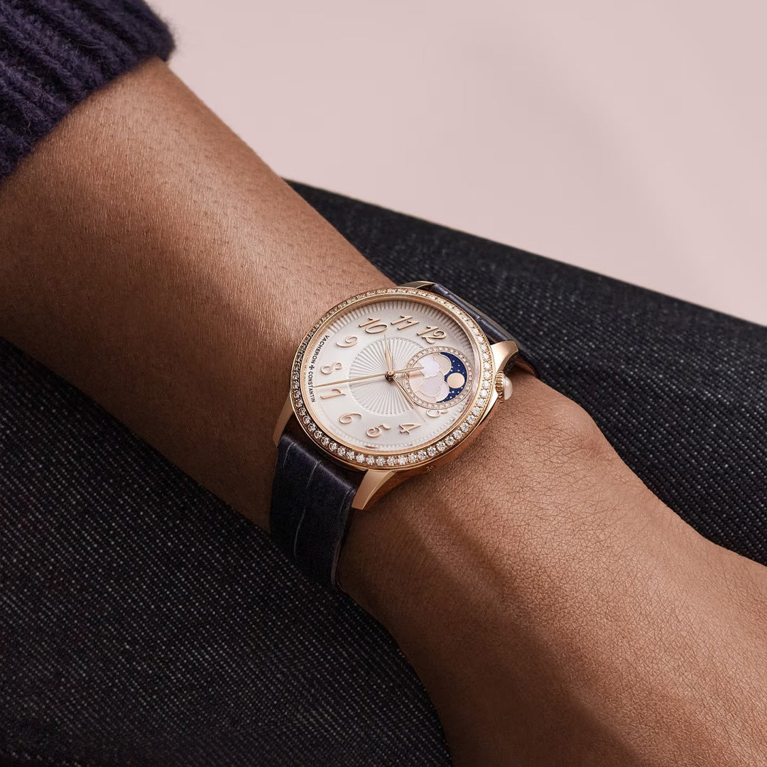 Orologio in oro rosa Égérie Fasi Lunari Vacheron constantin