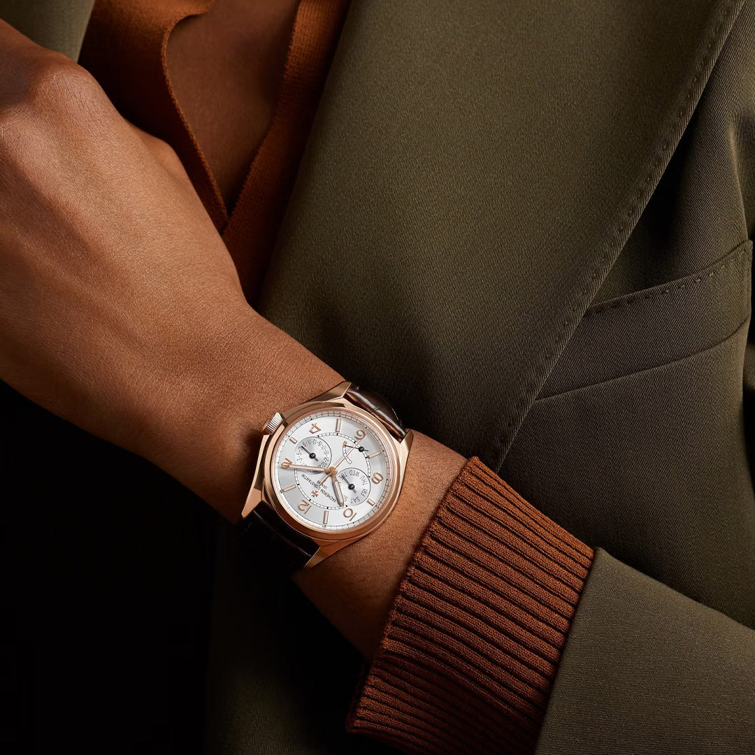 Orologio in oro rosa Fiftysix Day-Date Vacheron constantin